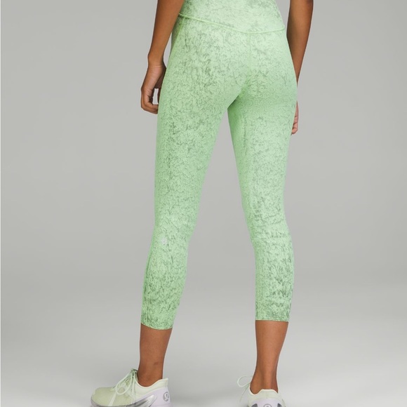 BNWT - lululemon base pace HR tight 25” green wash size 4 - Picture 2 of 7